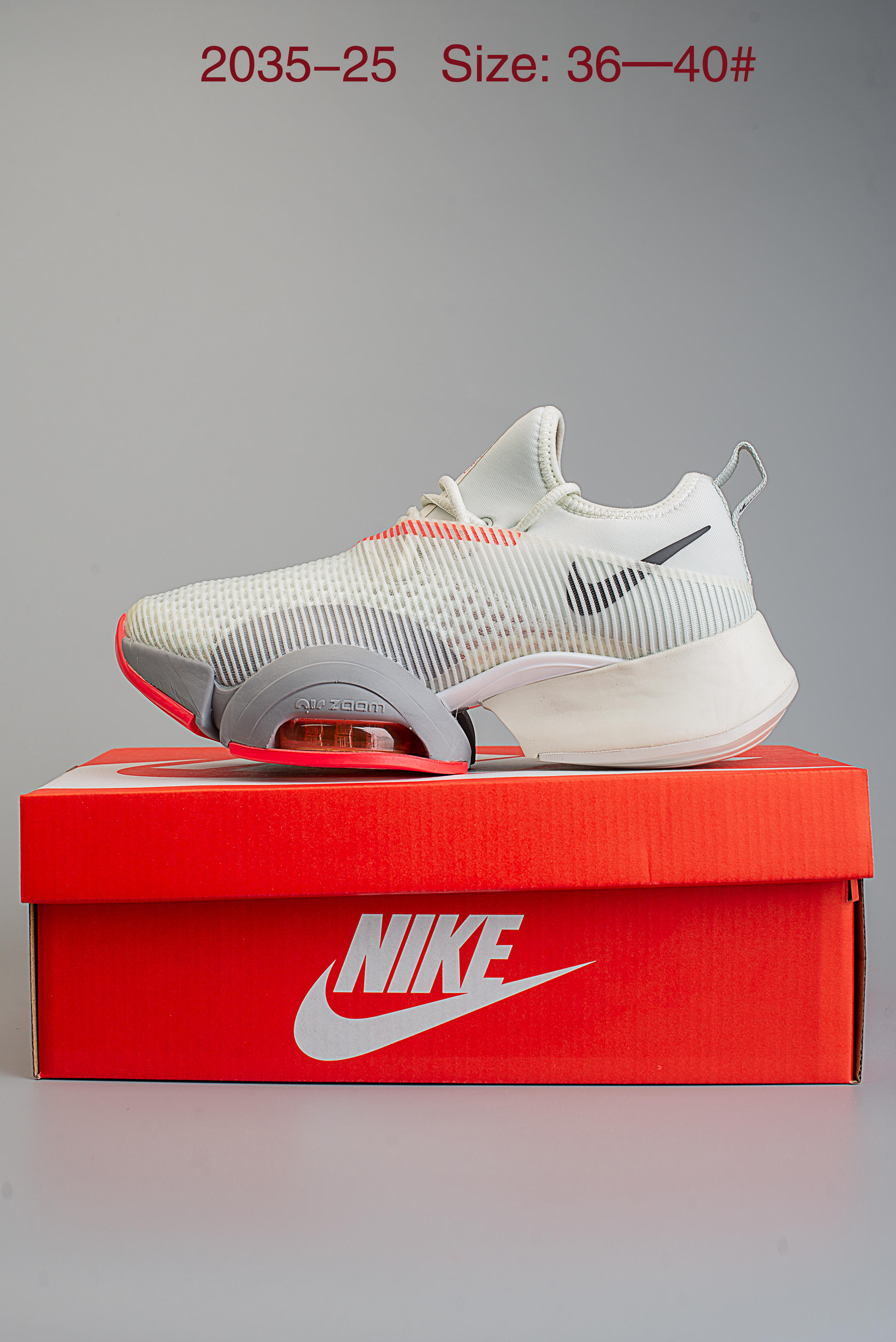 Nike AIR ZOOM SUPERREP White Orange Shoes - Click Image to Close